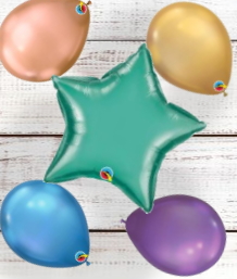Metallic Balloons and Chrome Balloons